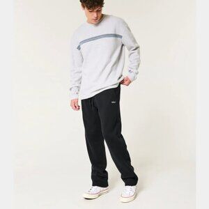 NWT Hollister Relaxed Logo Sweatpants S